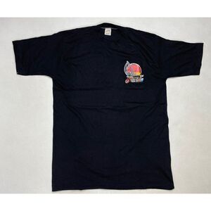 VINTAGE Florida Souvenir T-shirt Men Medium Black USA 80s 90s Single Stitch